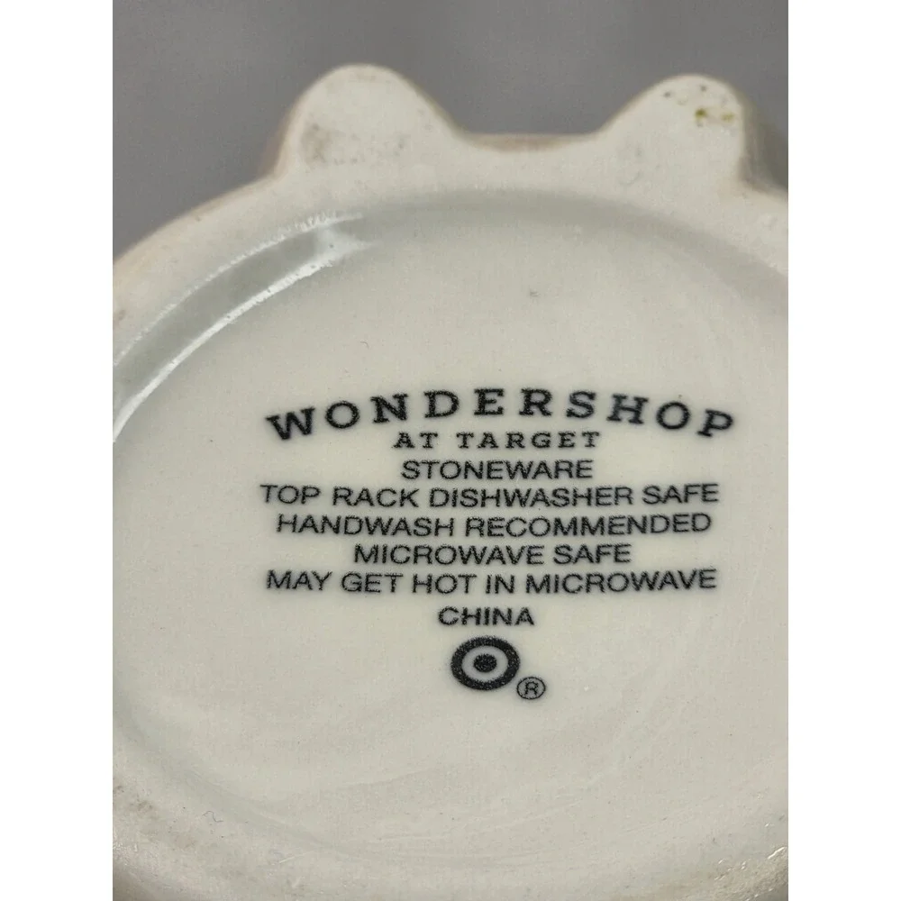 Target Wondershop 2024 16 oz Stoneware Figural Cute Christmas Cat Mug New